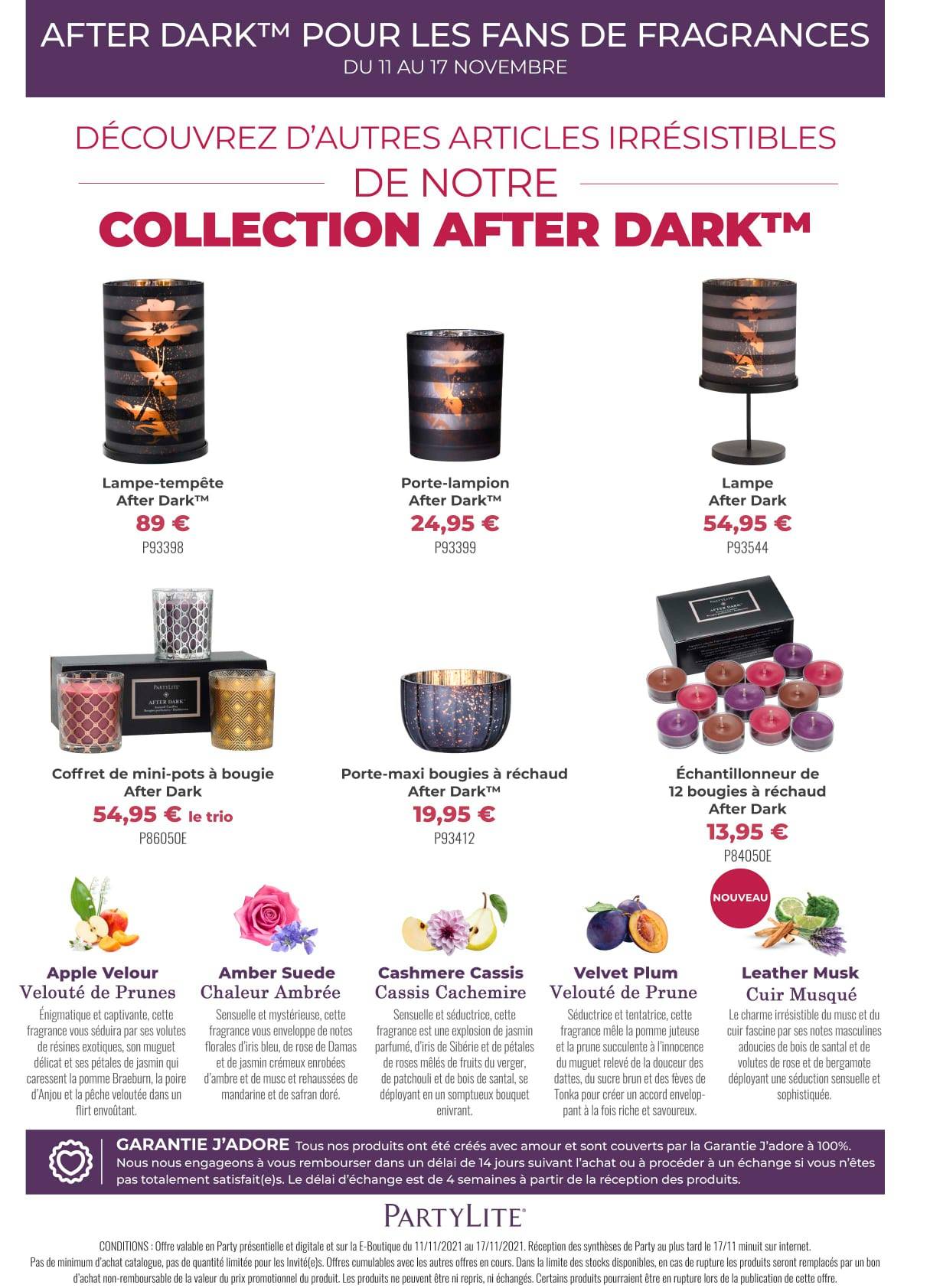 PARTYLITE LOT DE 12 bougies chauffe-plat After Dark EUR 53,91